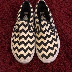 Chevron print vans